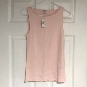 Light pink cotton J.Crew sleeveless tank top